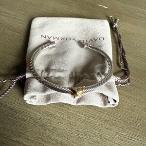 COPY - David Yurman Silver and Gold Bracelet